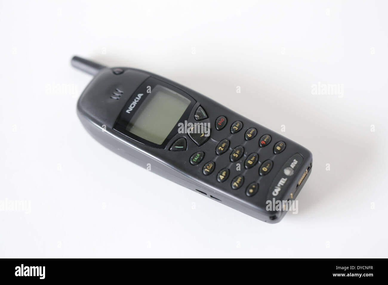 schwarze Nokia Handy Stockfoto