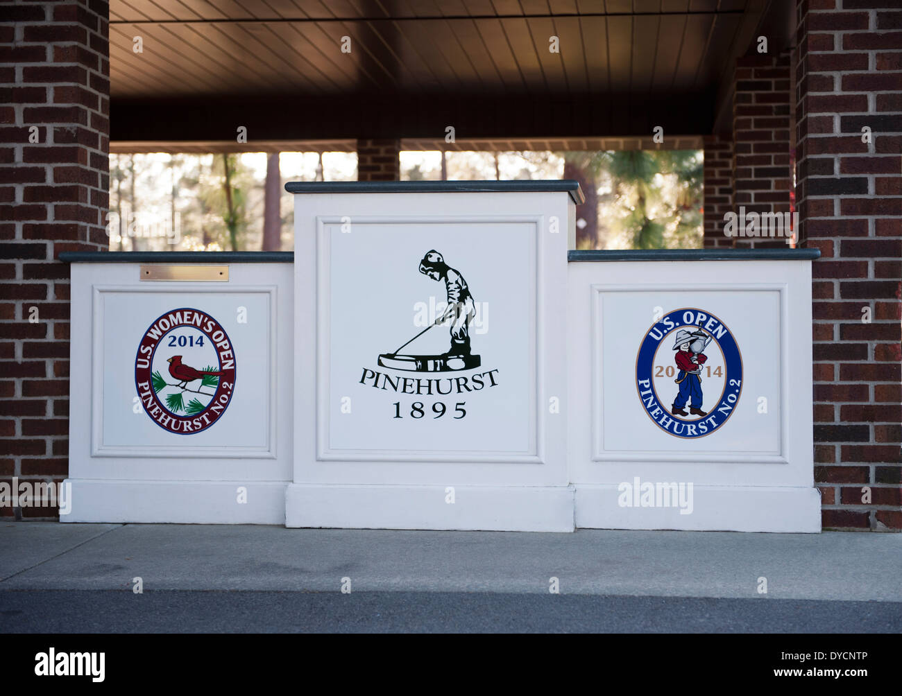 Pinehurst Resort &amp; Country Club in Pinehurst, North Carolina wird Host Rücken an Rücken 2014 US Open Golf Championships Stockfoto