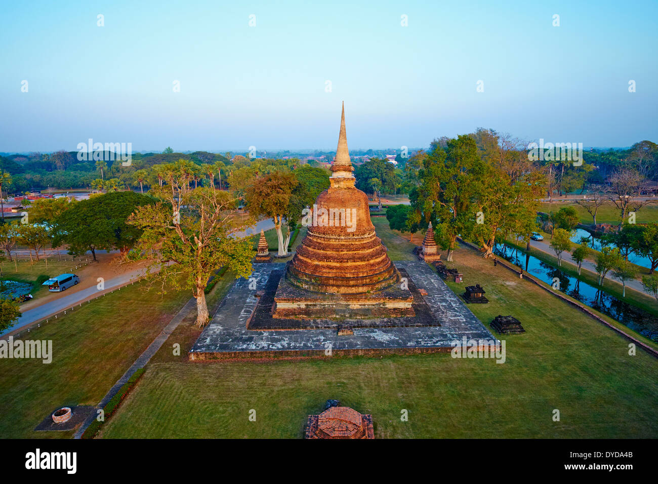 Thailand, Sukhothai, Sukhothai Historical Park, Wat Chana Songkhram Stockfoto