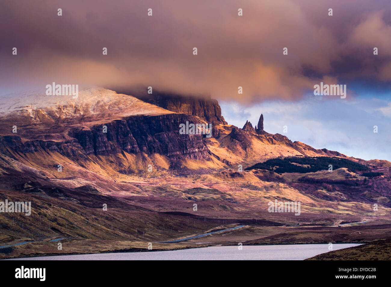 Old Man of Storr auf der Trotternish-Halbinsel auf der Isle Of Skye. Stockfoto