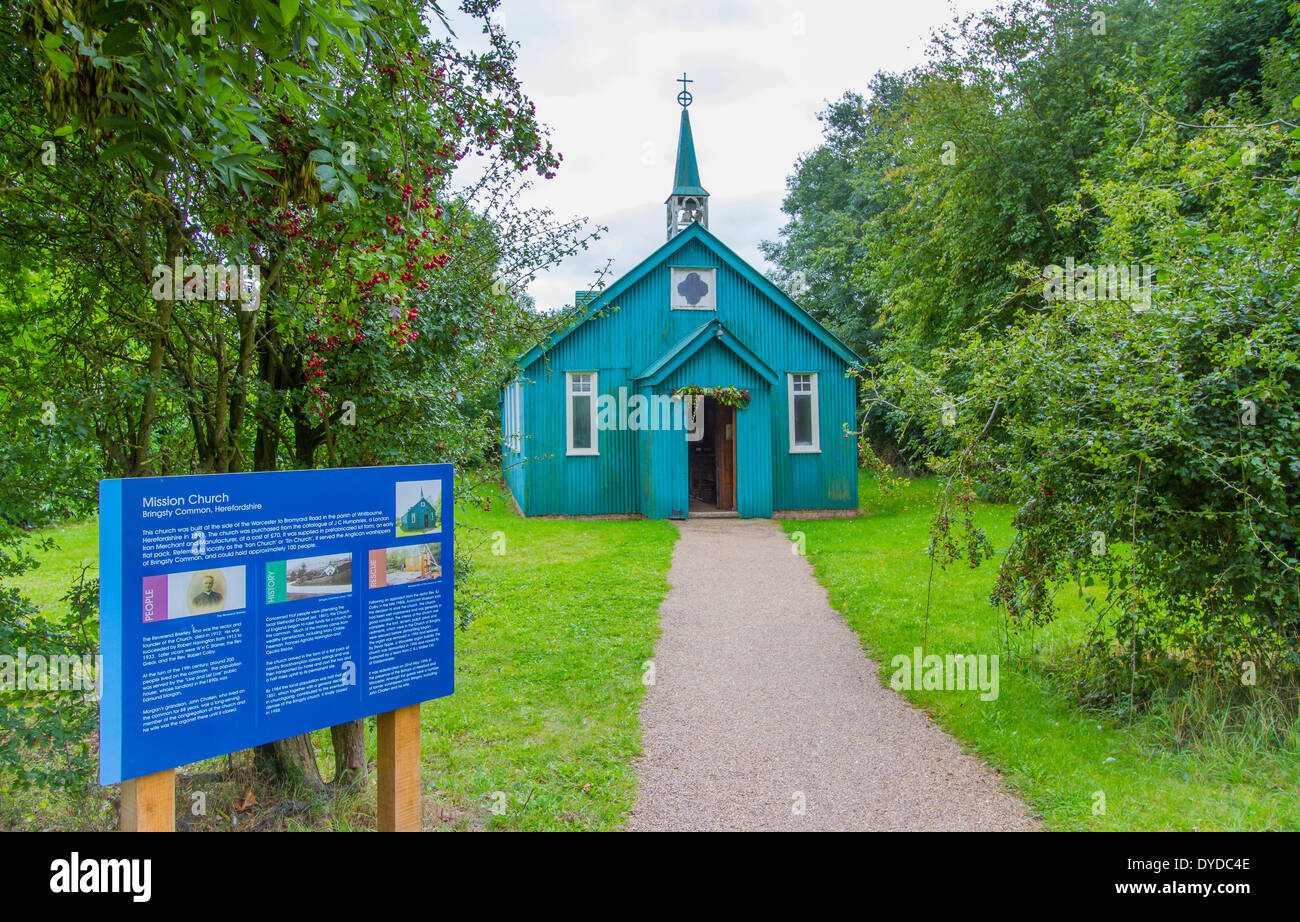 Mission der Kirche in Avoncroft Museumsbauten. Stockfoto