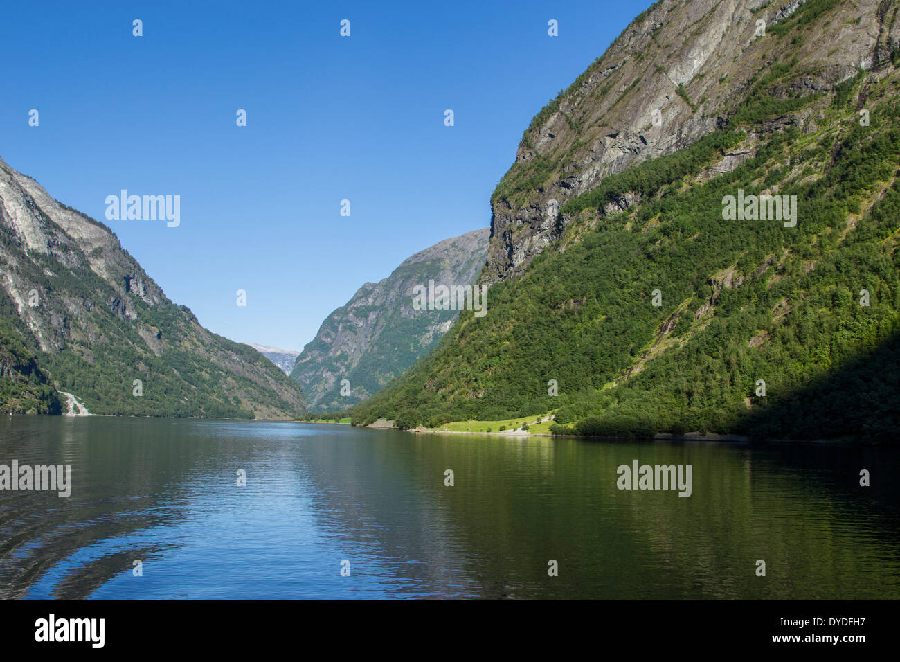 Majestätische Fjorde in Norwegen. Stockfoto