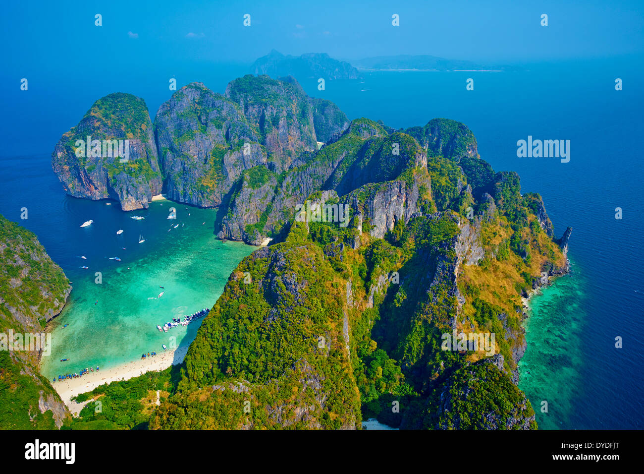 Thailand, Provinz Krabi, Ko Phi Phi Le Island, Ao Maya Stockfoto