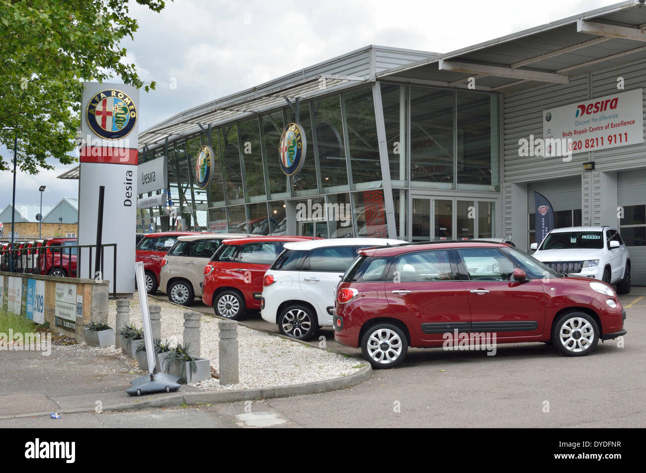 Desira Autohändler in Nachbarschaft Luke Lane. Stockfoto