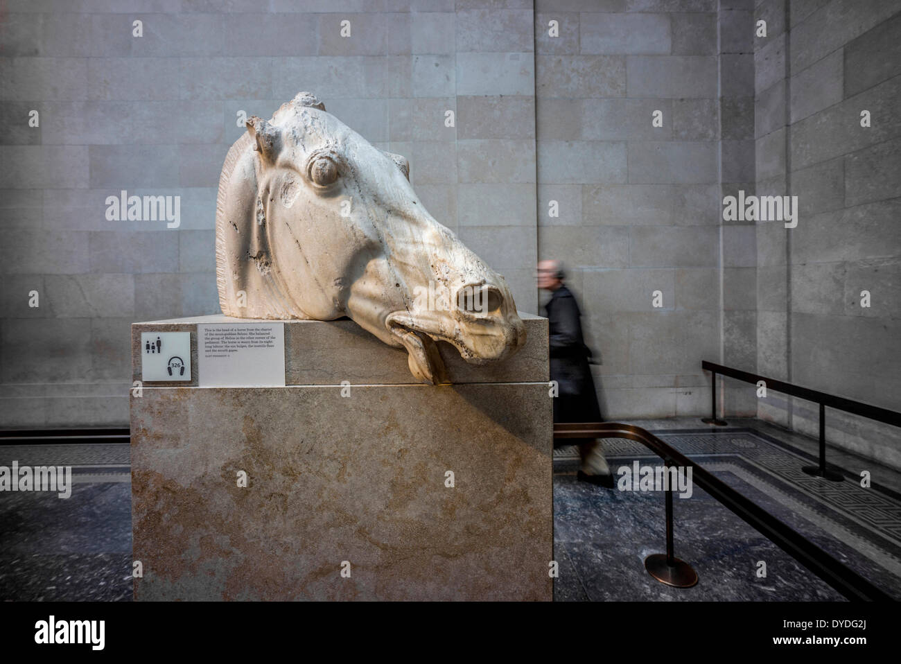 Die Elgin Marbles im British Museum. Stockfoto