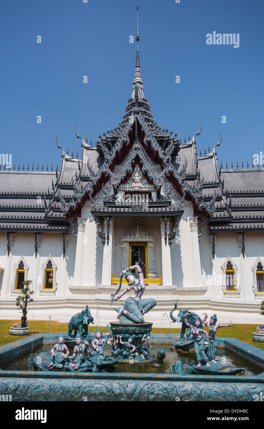 Thailand Asien Bangkok alte Siam Park Sanphet Prasat Ayutthaya Architektur bunte Kultur Palast Park touristische Reisen Stockfoto