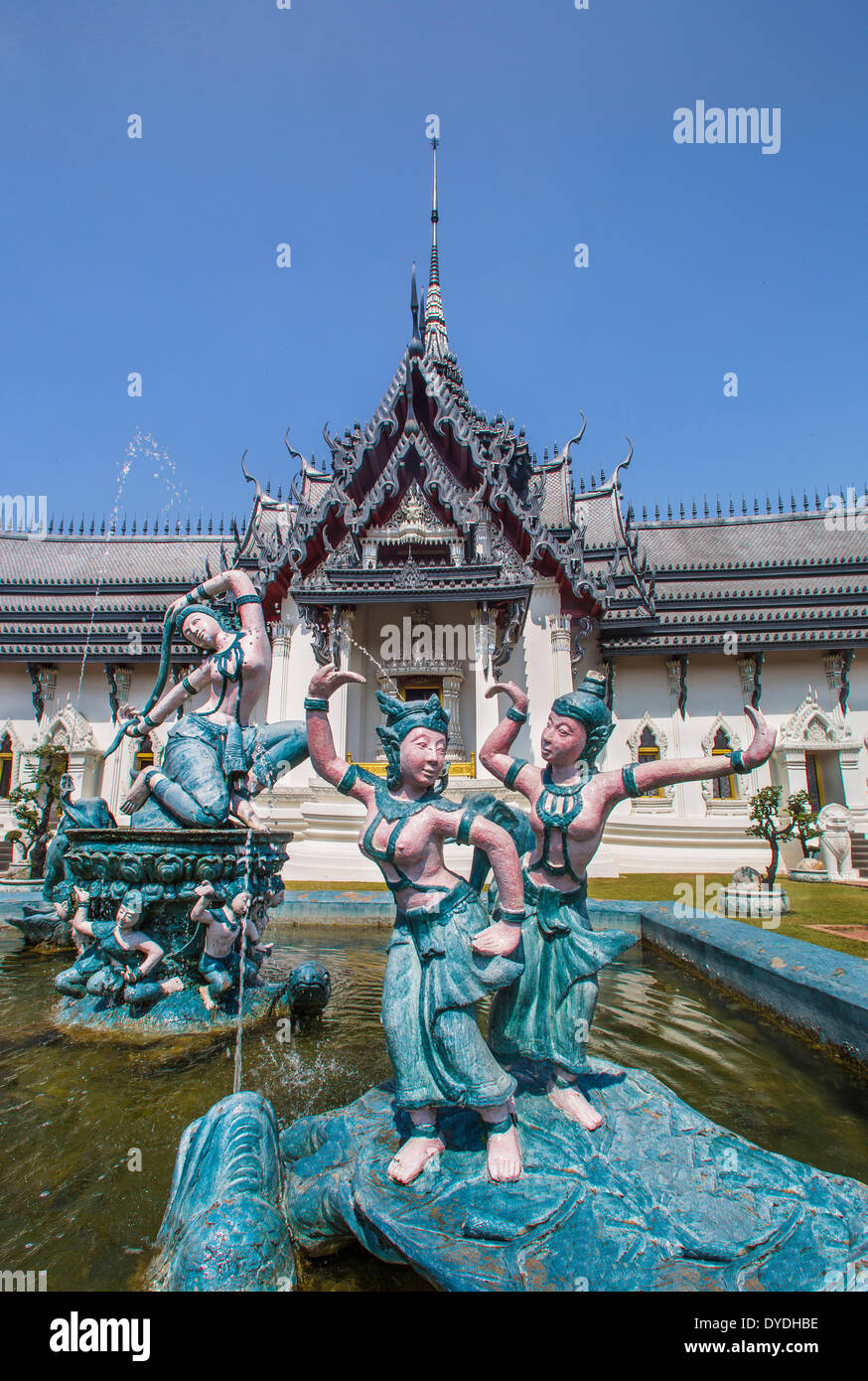 Thailand Asien Bangkok alte Siam Park Sanphet Prasat Ayutthaya Architektur bunte Kultur Palast Park touristische Reisen Stockfoto