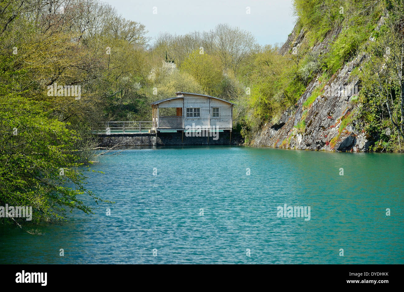 Parc Echologia de Mayenne, Website 'Éco-Touristique' À Louverné de Mayenne, Pays De La Loire, Frankreich. Stockfoto
