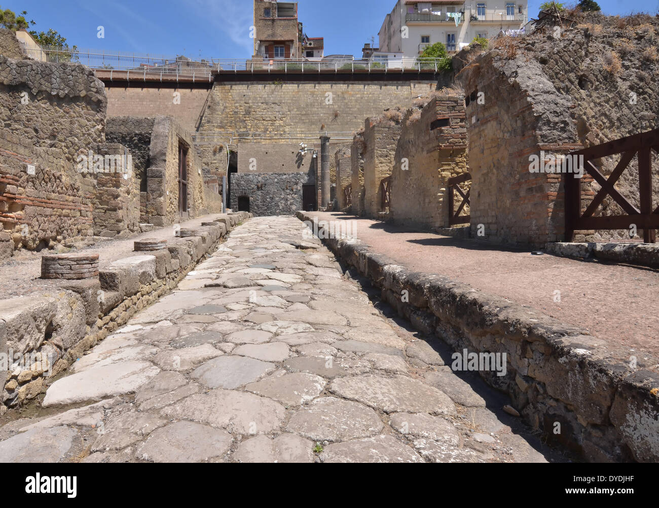 Italien Europa römische Antike Rom Pompeji-Vesuv Ruinen Stadt bewahrt Erhaltung Geschichte bleibt Architektur Ausbruch Bucht Stockfoto