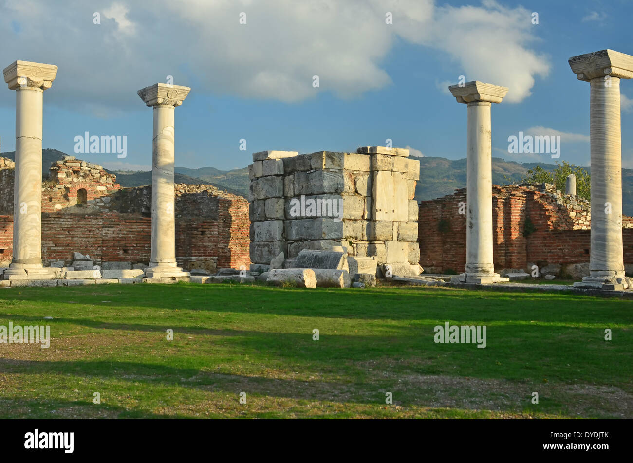 Ephesus griechische römische Antike Türkei römischen Reich bauen Architektur Archäologie Johannes Basilika byzantinischen, Stockfoto