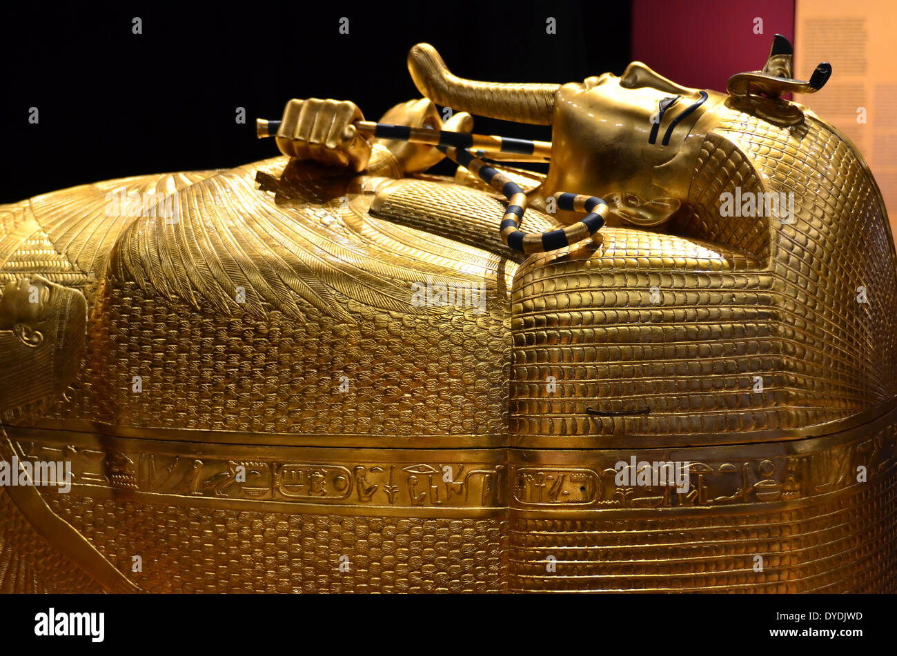 Tutanchamun Tutankhaten Tutanchamun Tutanchamun Tutankhamoun Schatz Ägypten antike Ägypten Pharao König König tut gold Reichtum f Stockfoto