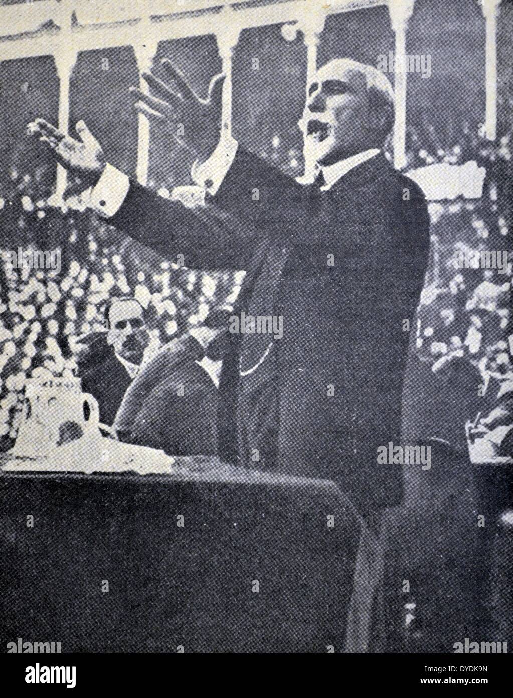 Antonio Maura y Montaner war Ministerpräsident von Spanien auf fünf verschiedenen Gelegenheiten: 5. Dezember 1903 und 16. Dezember 1904, vom 25. Januar 1907 bis 21. Oktober 1909, vom 22. März 1918 - 9. November 1918, am 14. April 1919 - vom 20. Juli 1919 und 13. August 1921 - 8. März 1922 Stockfoto