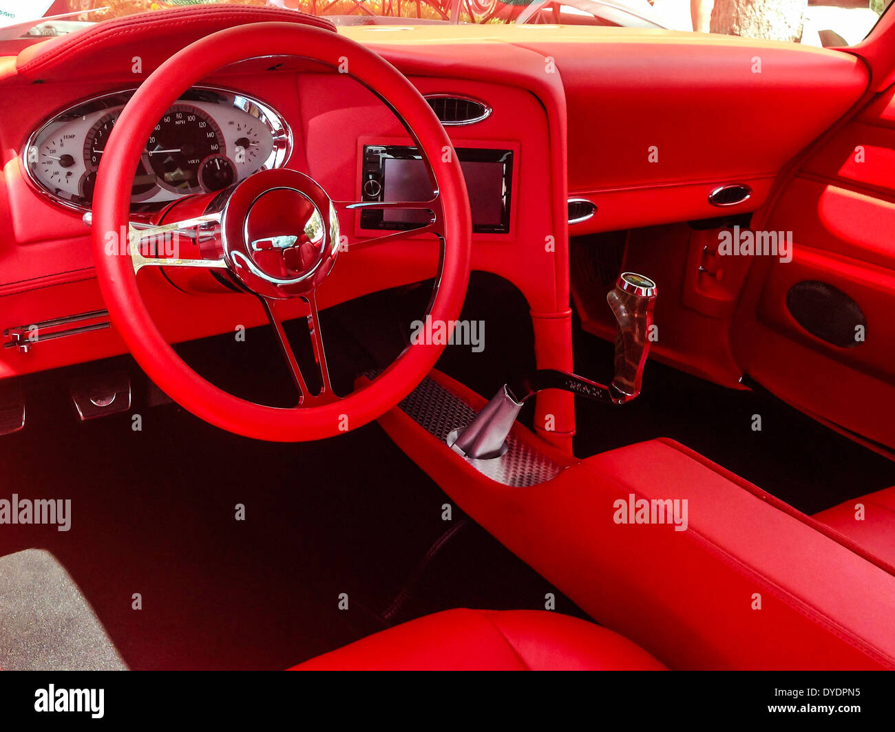 1970 Chevrolet Camaro Benutzerdefinierte Interieur Stockfoto