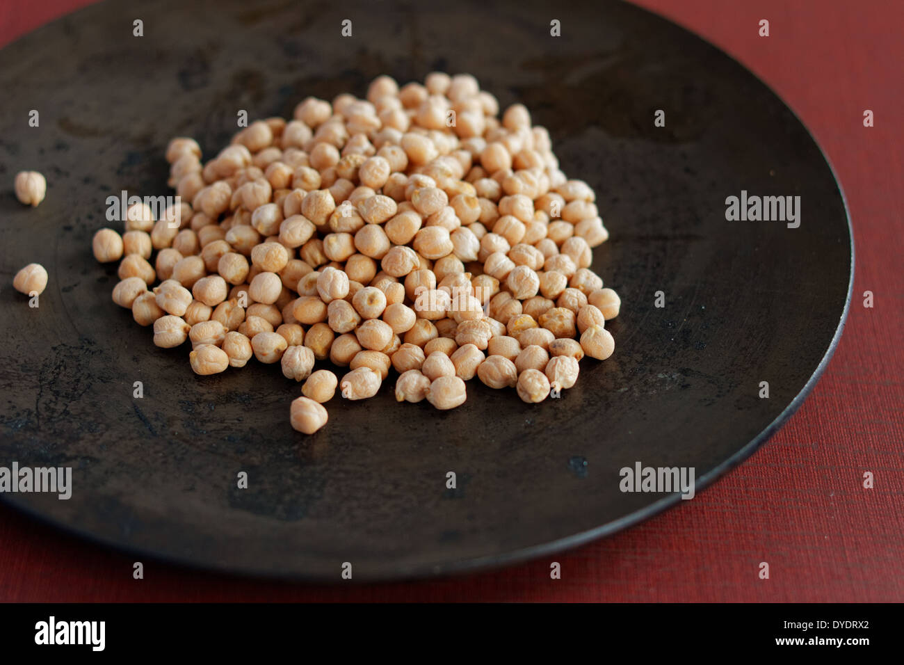 Kichererbsen oder Kichererbsen Stockfoto