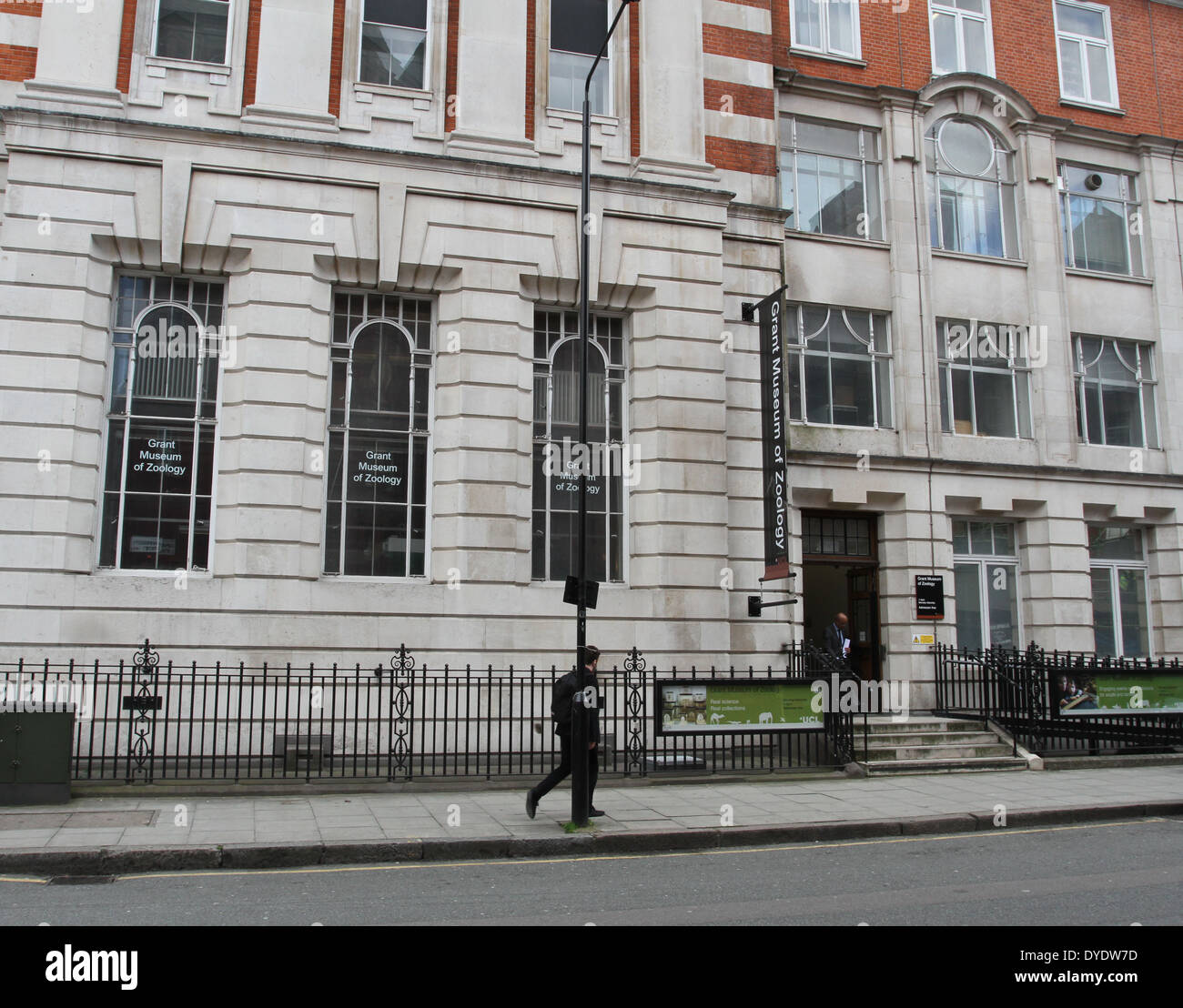 Außenseite des Grant Museum für Zoologie London UK April 2014 Stockfoto