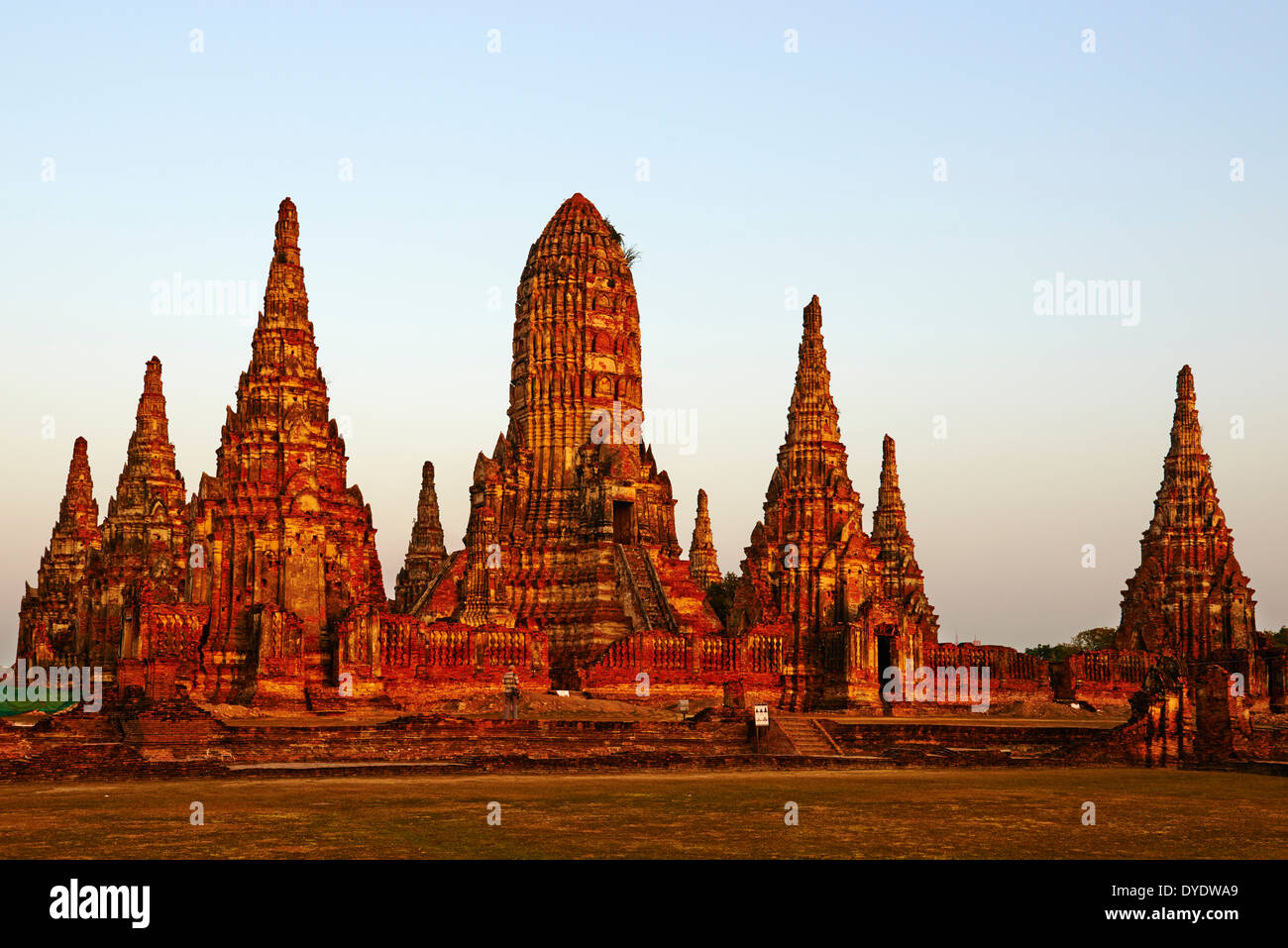 Thailand, Ayutthaya, Ayutthaya Historical Park, Wat Chai Wattanaram Stockfoto