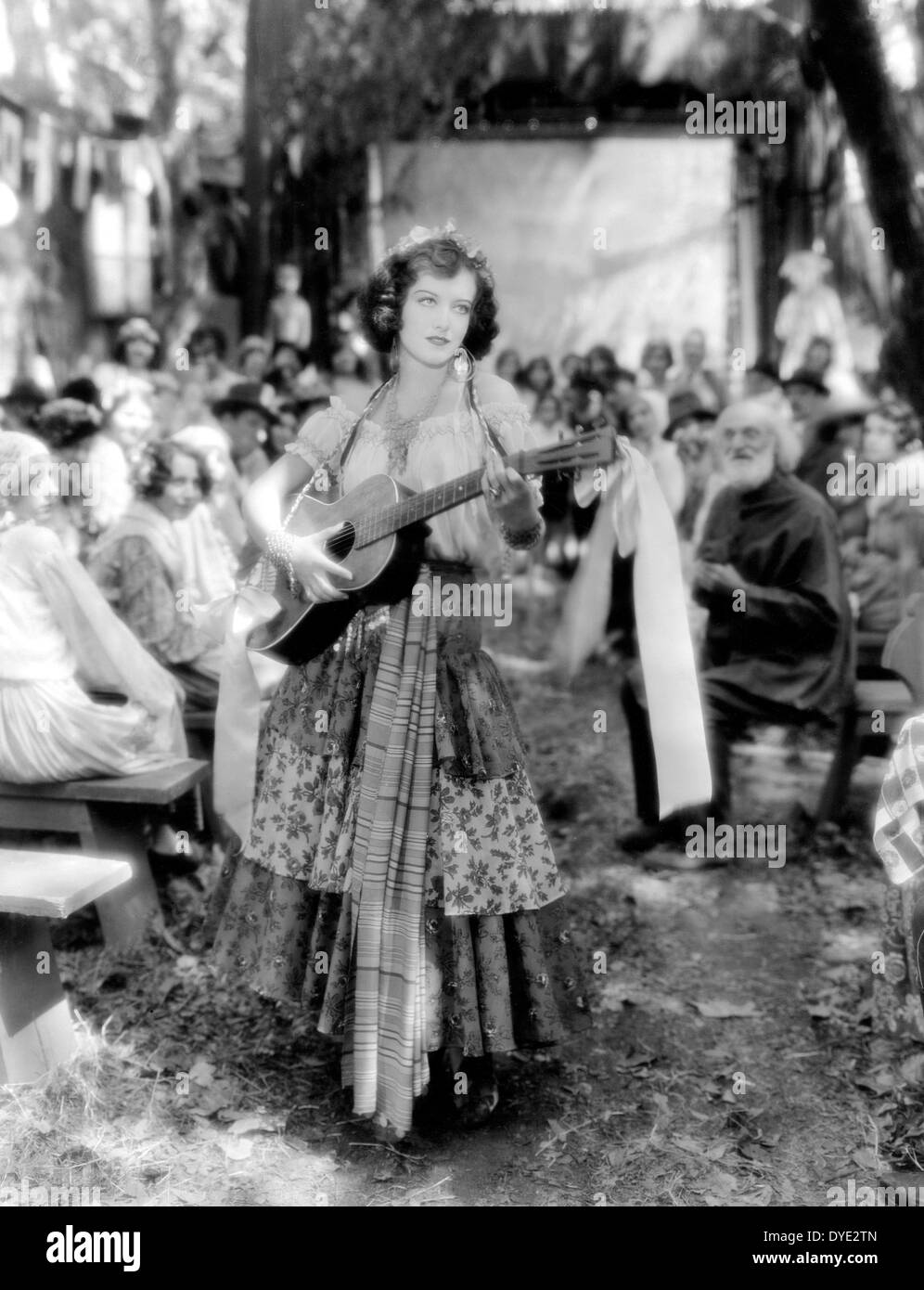 Joan Crawford, am Set des Films, "Traum der Liebe", 1928 Stockfoto