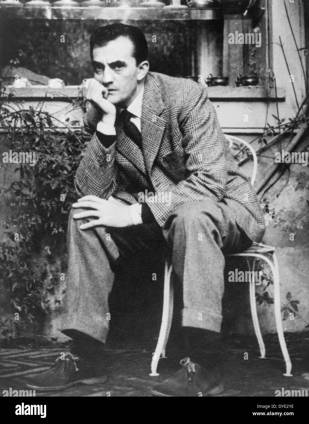 Luchino Visconti, italienischer Regisseur, Portrait, ca. 1940er Jahre Stockfoto