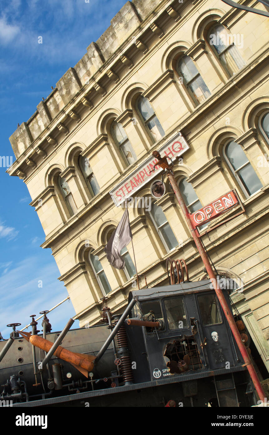 Historisches Gebäude in Oamaru Südinsel Neuseeland Stockfoto