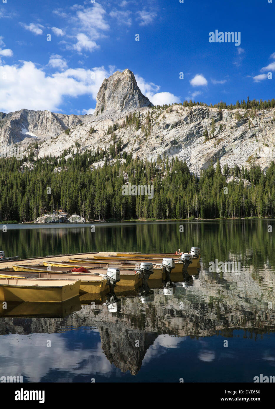 Lake George im Mammoth Lakes Becken in Nordkalifornien Stockfoto