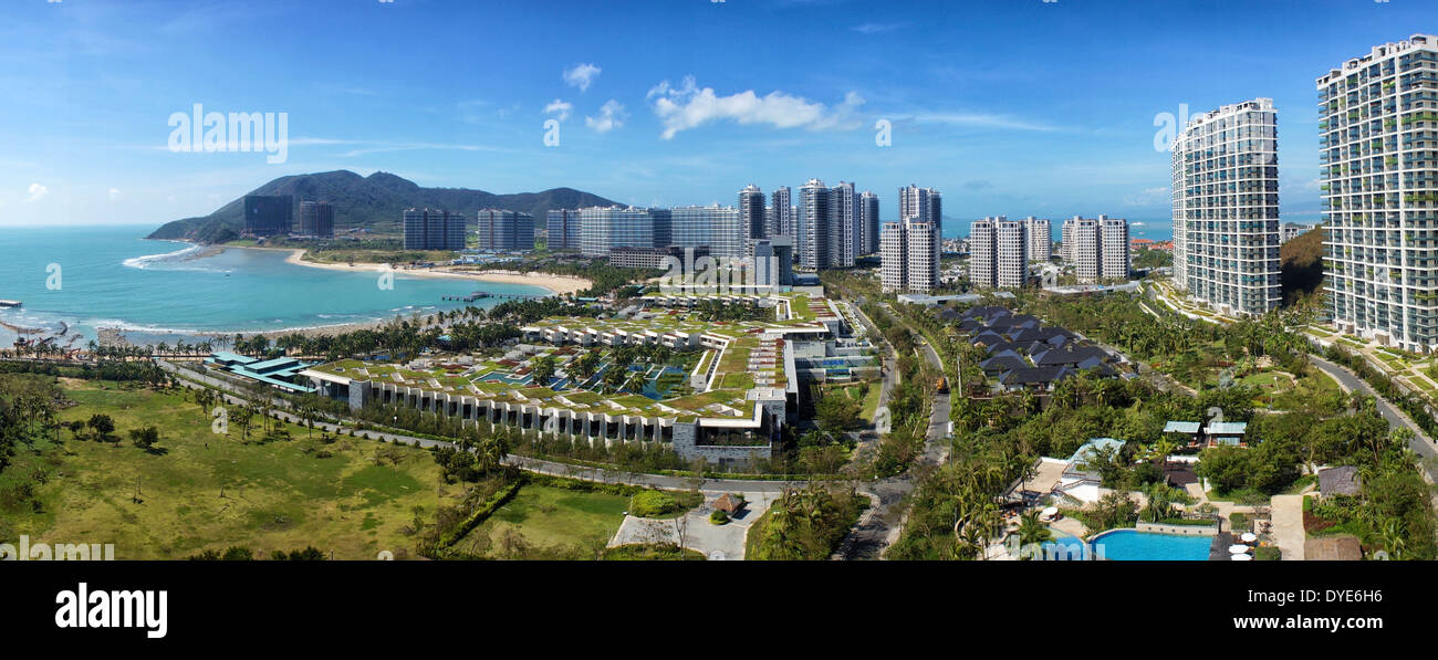 China Hainan Sanya bay Stockfoto
