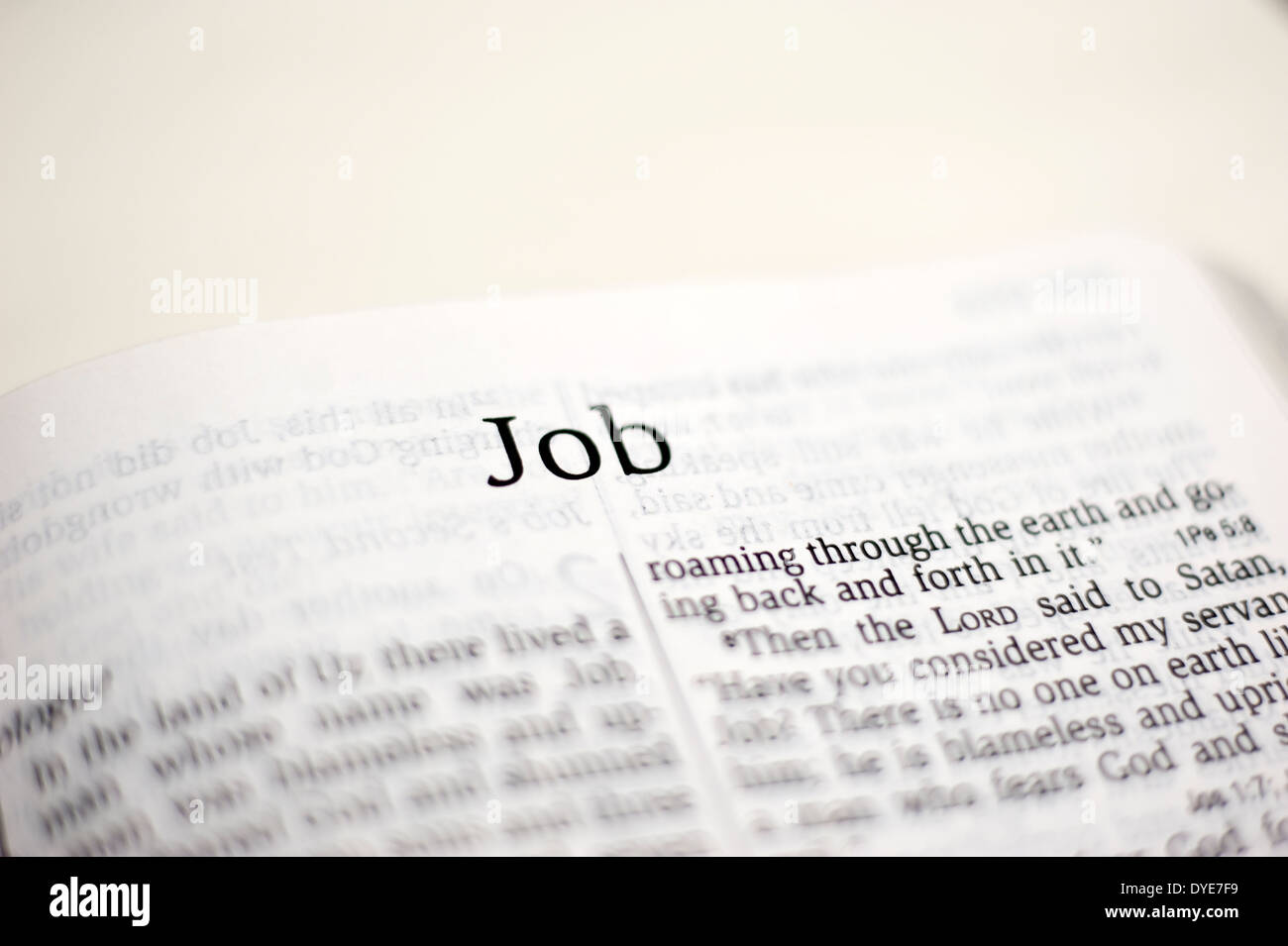 Bible job Fotos und Bildmaterial in hoher Auflösung Alamy