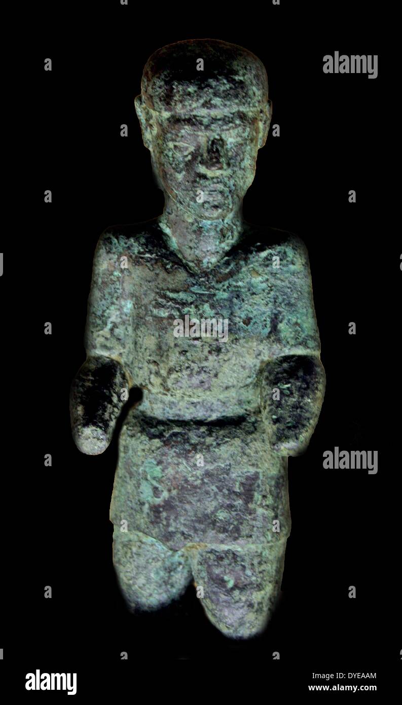 Bronze Figur. Barcelona, Spanien 2013 Stockfoto