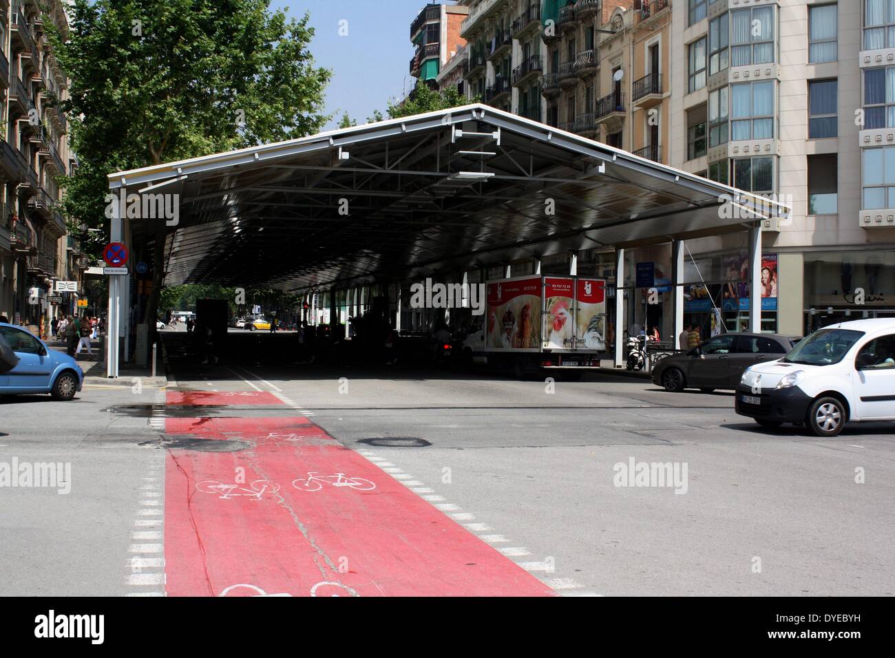 Abwasserentsorgung Fahrzeug. Barcelona. Spanien 2013 Stockfoto