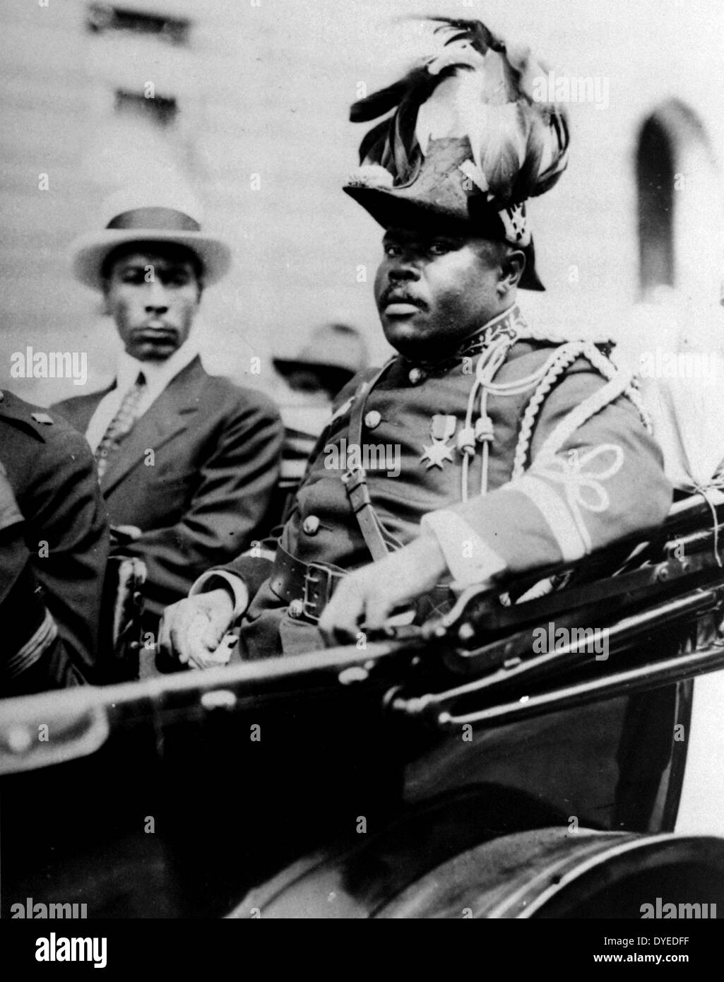 Marcus Mosia Garvey, Jr., OPTIKUSHYPOPLASIE (17. August 1887 - 10. Juni 1940), [1] war ein jamaikanischer politischer Führer, Verleger, Journalist, Unternehmer und Redner, war ein überzeugter Verfechter des schwarzen Nationalismus und Panafrikanismus Bewegungen Stockfoto