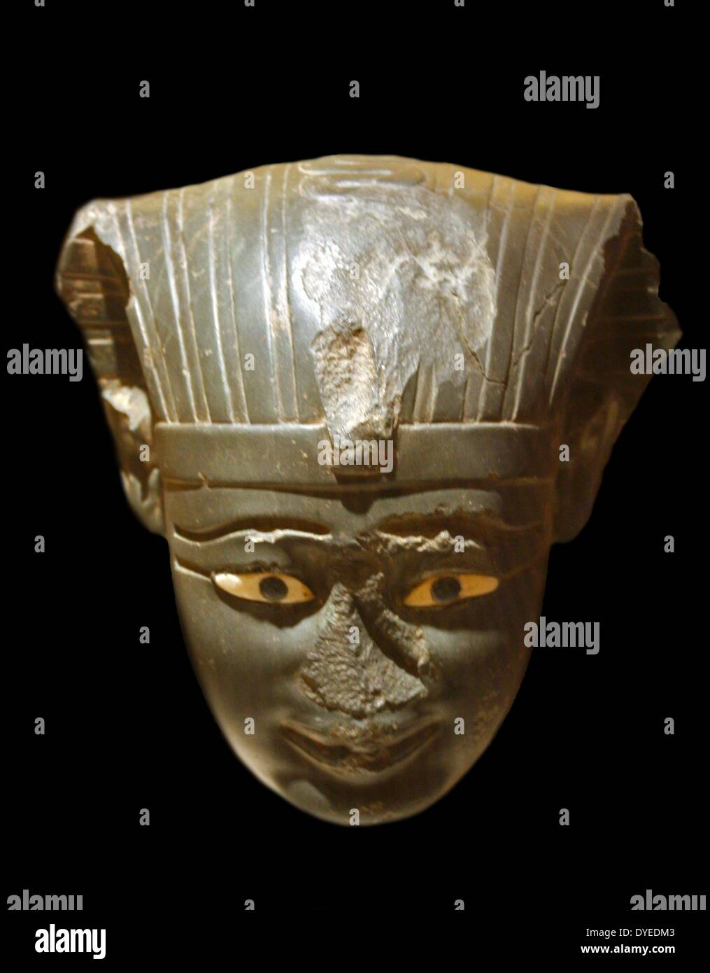 Granit Büste des Königs Ende des 11 Dynastie zu Anfang des 12. Dynastie v. Chr. Stockfoto