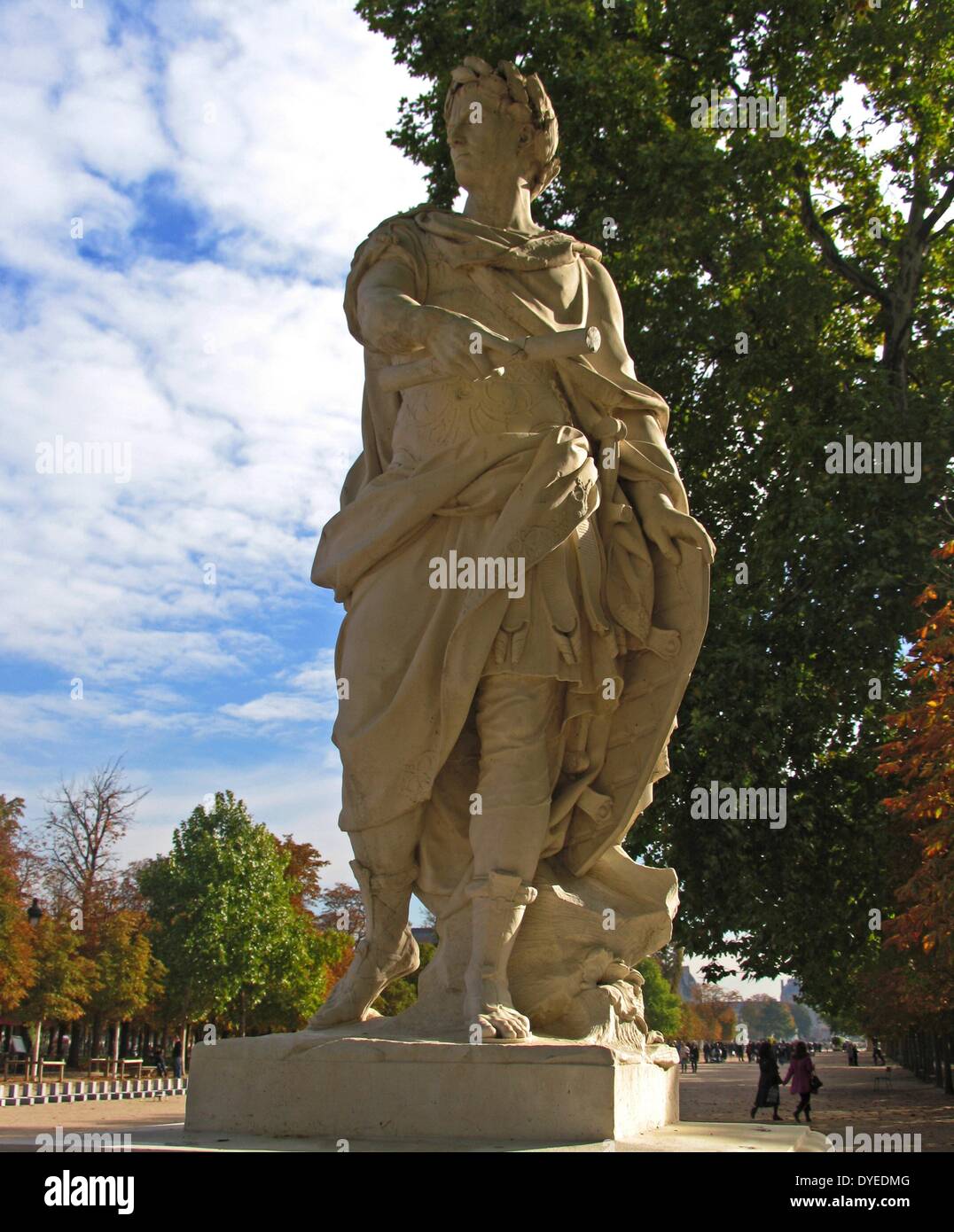 Statue von Julius Caesar im Louvre 2013. Römische Kaiser. Stockfoto