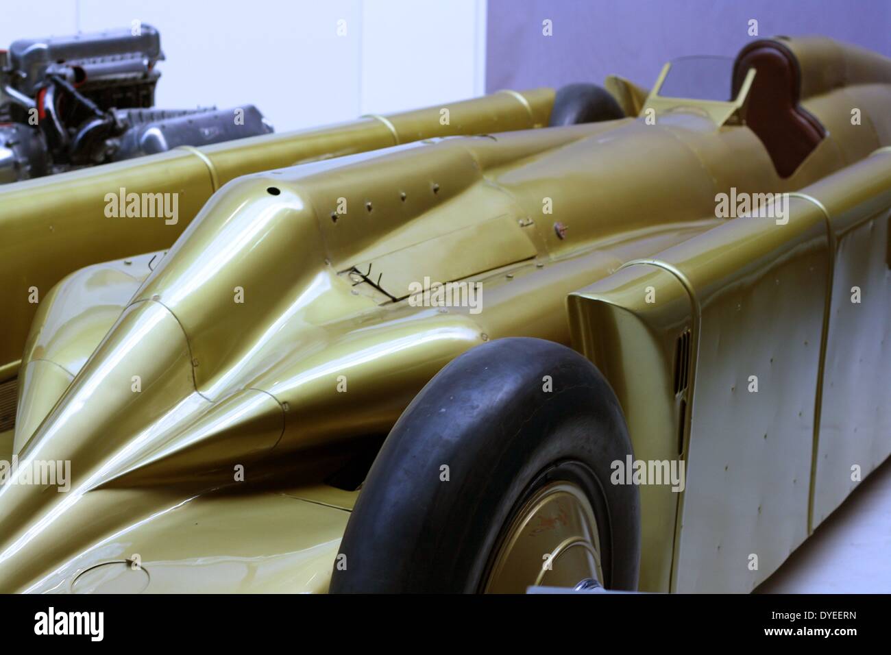 Golden Arrow 1929. Von Major Henry Segrave in dem Versuch, die Welt Land zu brechen angetrieben Stockfoto