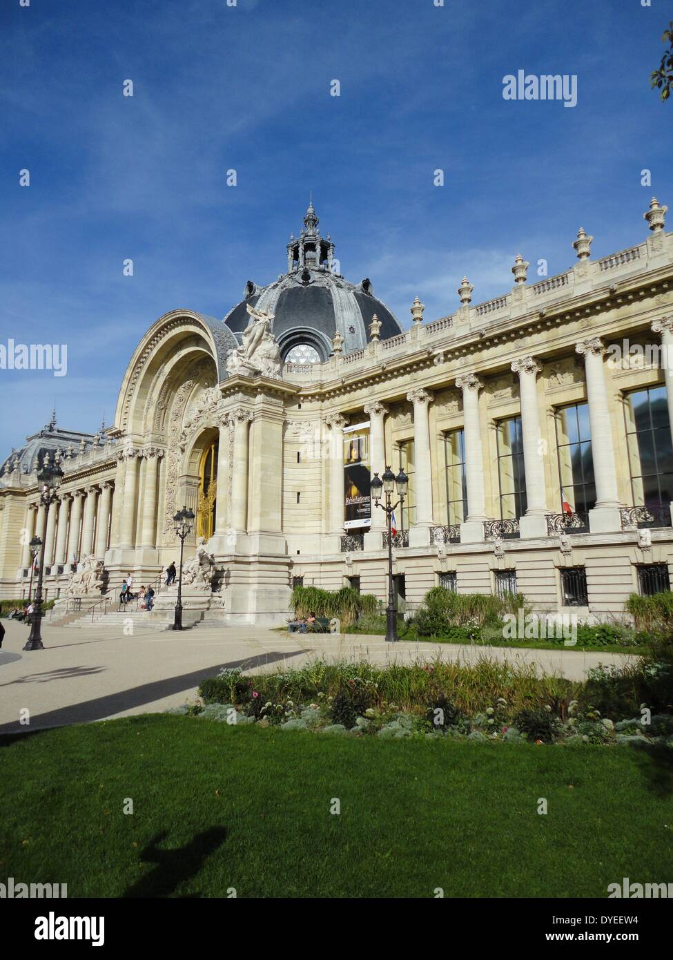 Ansicht des Petit Palais Museum 2013. Für die Weltausstellung 1900 erbaut. Paris Stockfoto