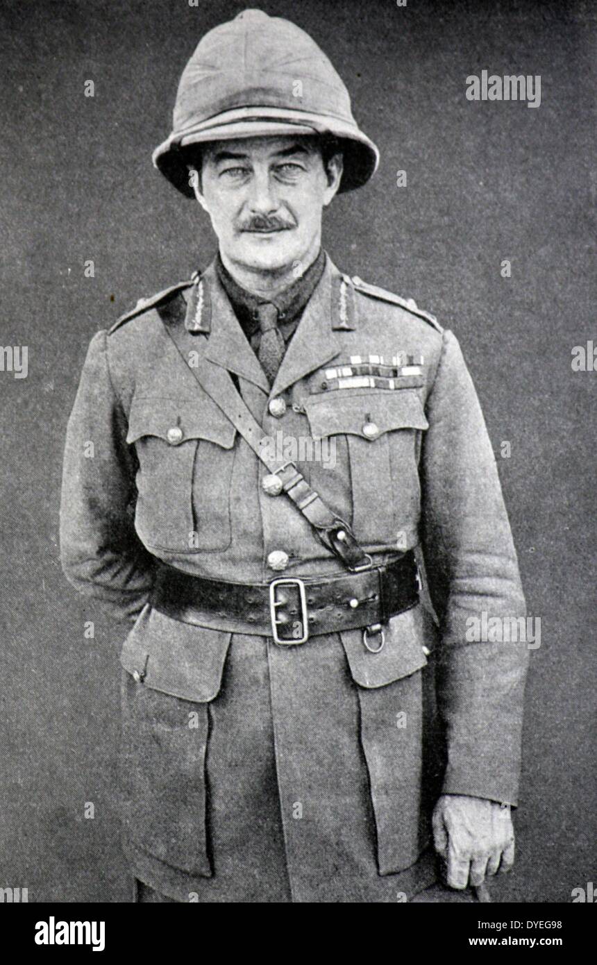 Weltkrieg 1 - Major General Sir Webb Gillman (1870-1933), Chef des Generalstabs, war ein britischer General während des Zweiten Weltkrieges 1. Unterschieden Allgemeine, Mesopotamien Expeditionary Force. Stockfoto