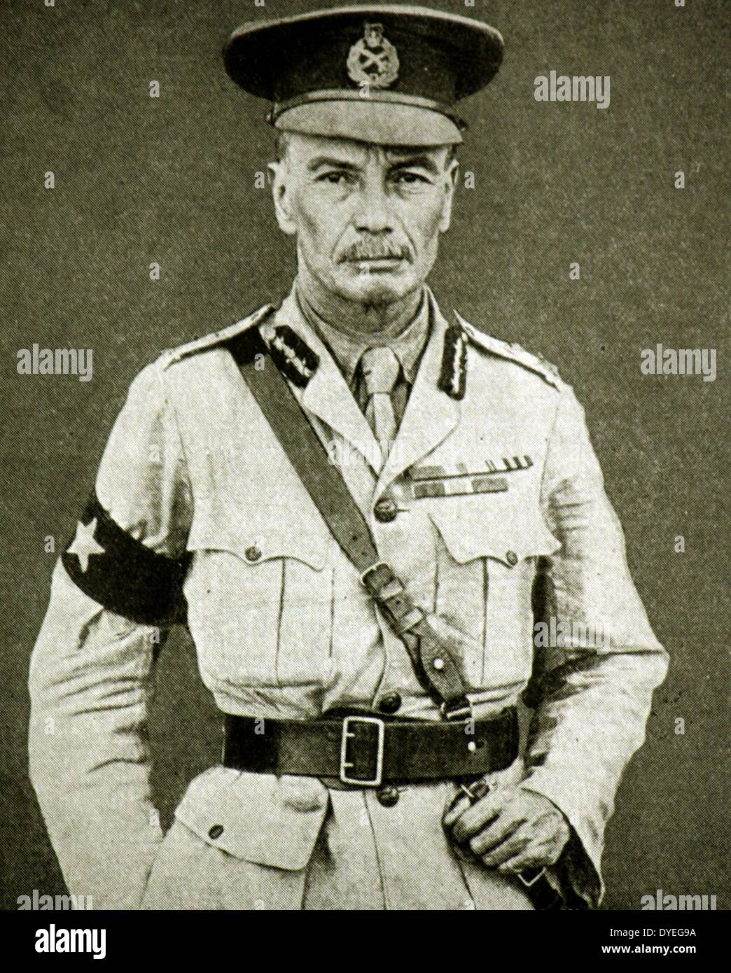Weltkrieg 1 - Generalmajor Sir HT Brooking, war ein britischer General während des Zweiten Weltkrieges 1. Mesopotamien Expeditionary Force. Stockfoto