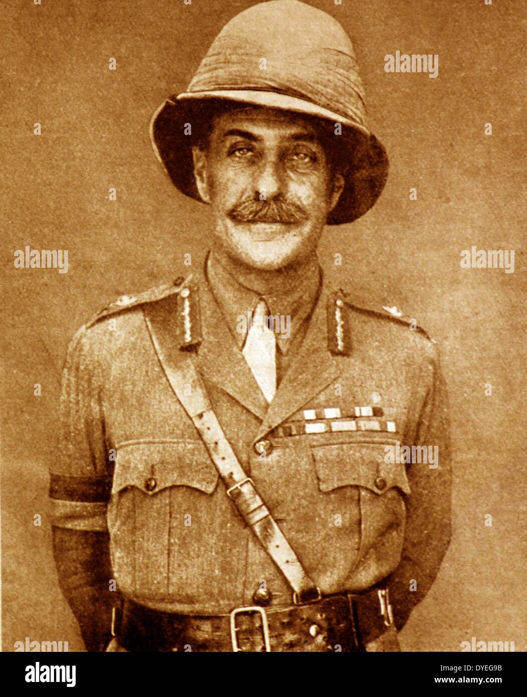 Weltkrieg 1 - Generalmajor F.F. Bereit, Hauptquartier. Der mesopotamien Expeditionary Force unterschieden. Die mesopotamischen Kampagne wurde eine Kampagne im Nahen Osten Theater von Weltkrieg 1. Stockfoto