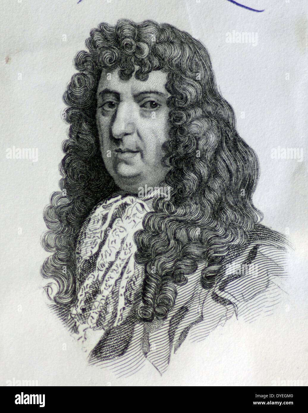 William Russell, Lord Russell (1639-1683) war ein englischer Politiker. Er war ein führendes Mitglied der Partei, Vorläufer der Whigs, die die Nachfolge von König James während der Regierungszeit von König Charles II., letztendlich seine Hinrichtung wegen Landesverrats. Stockfoto