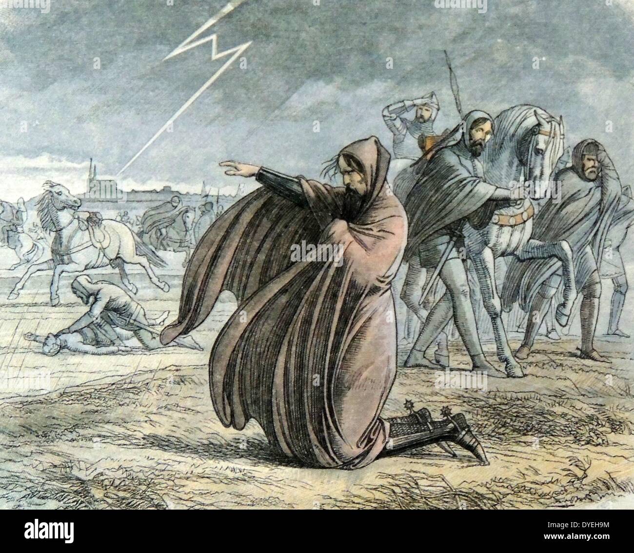 König Edward 1 (1239-1307) war der König von England von 1272 bis 1307. Stockfoto