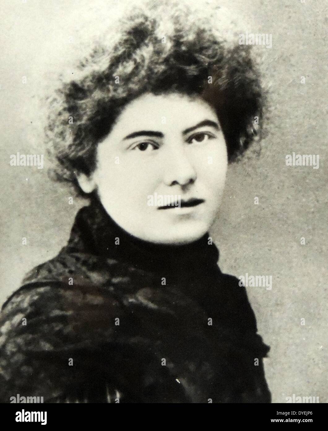 Jenny Laura Marx (26. September 1845 - 26. November 1911) war die zweite Tochter von Karl Marx und Jenny von Westphalen. 1868 heiratete sie Paul Lafargue. Die beiden zusammen im Jahr 1911 Selbstmord begangen. Stockfoto