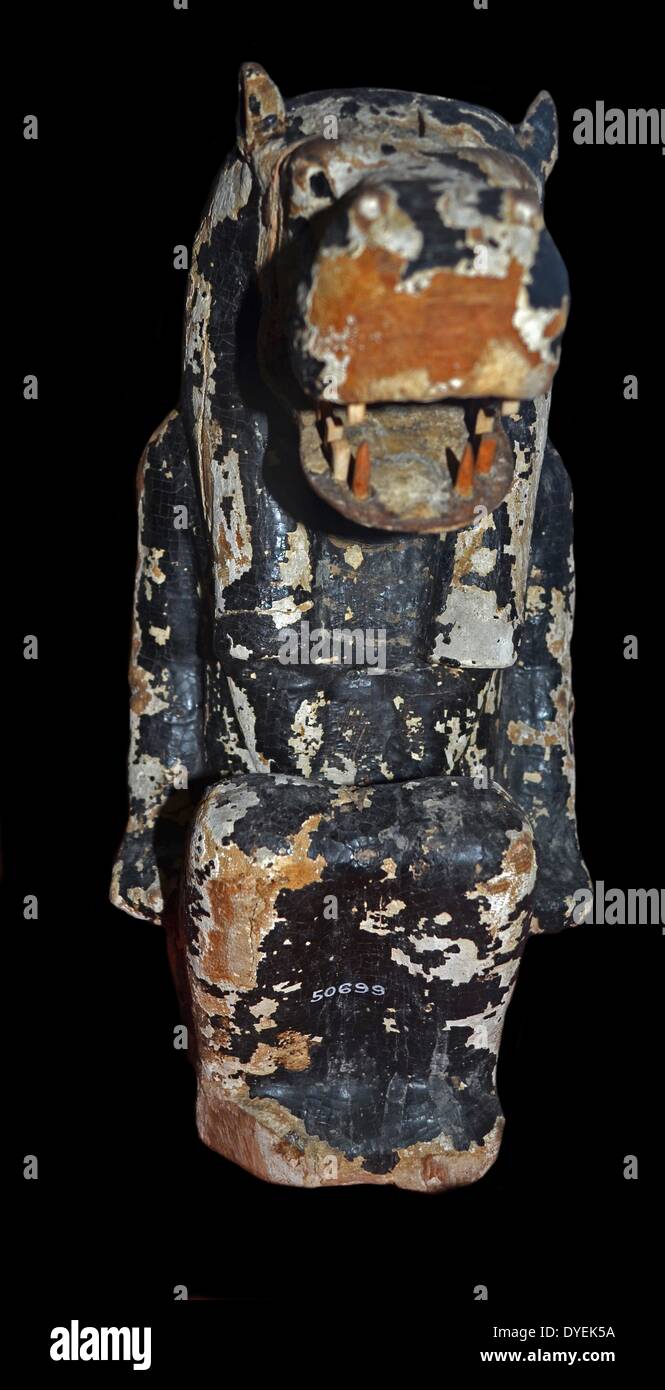Hockenden Pavian 1295 v. Chr. angeblich aus dem Grab des Thutmosis III Stockfoto