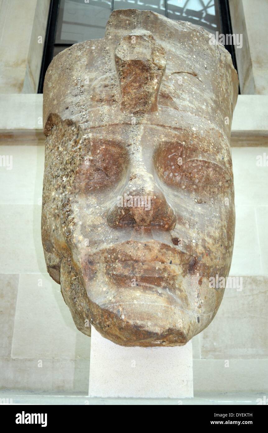 Quarzit-Leiter des ägyptischen Pharao Amenophis III 1400 v. Chr. Stockfoto