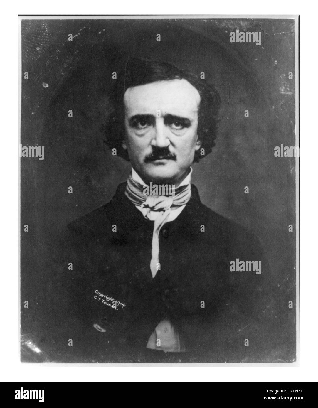 PoE 1809-1849. US-amerikanischer Autor von Horror und Thriller Geschichten c1904. Stockfoto