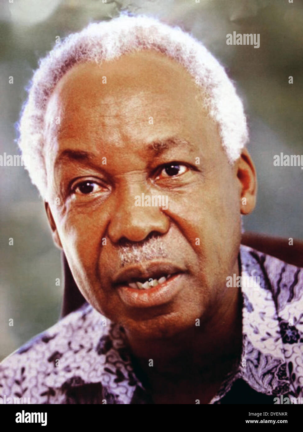 Julius Kambarage Nyerere 1922-1999. Die tansanische Politiker, der als der erste Präsident von Tansania und zuvor Tanganjika, von der Gründung des Landes im Jahr 1961 bis zu seiner Pensionierung im Jahr 1985 serviert. Stockfoto