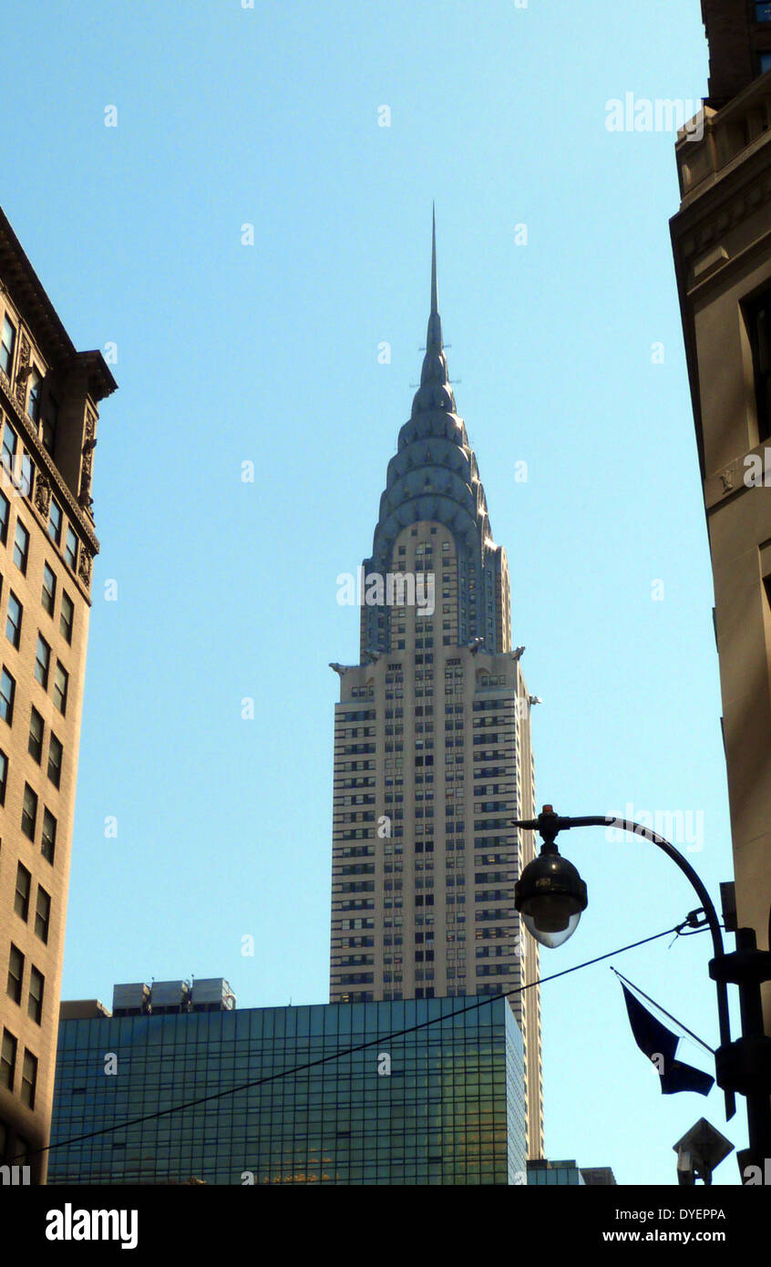 Das Chrysler Building ist ein Art-Deco-Stil Wolkenkratzer in New York City, befindet sich auf der East Side von Manhattan. abgeschlossene 1930 Stockfoto