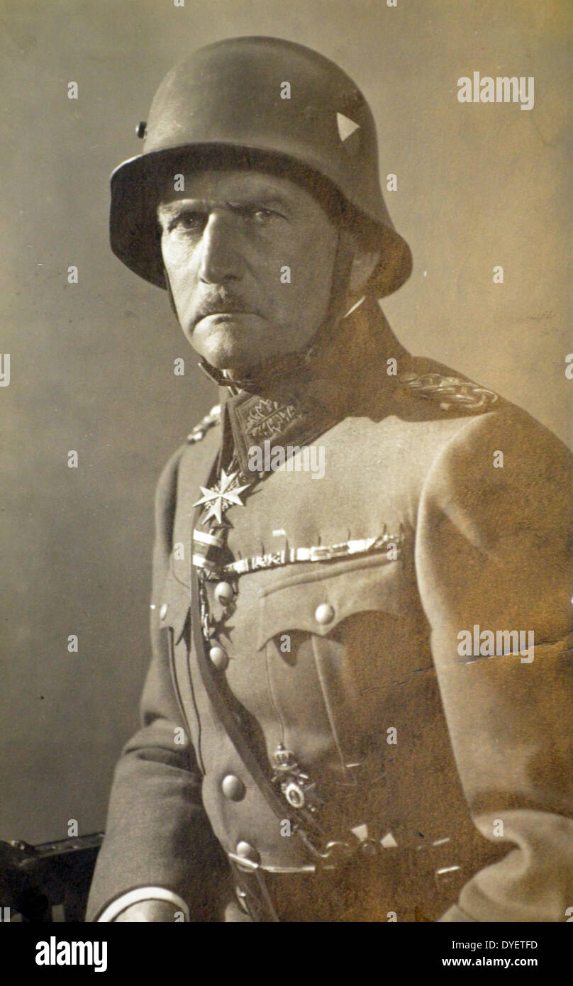 Franz Xaver Ritter von Epp (16. Oktober 1868 - 31. Dezember 1946) Offizier in der kaiserlichen deutschen Armee des frühen 20. Jahrhunderts; stieg auf das Büro der Reichsstatthalter in Bayern, unter den Nazis. Stockfoto