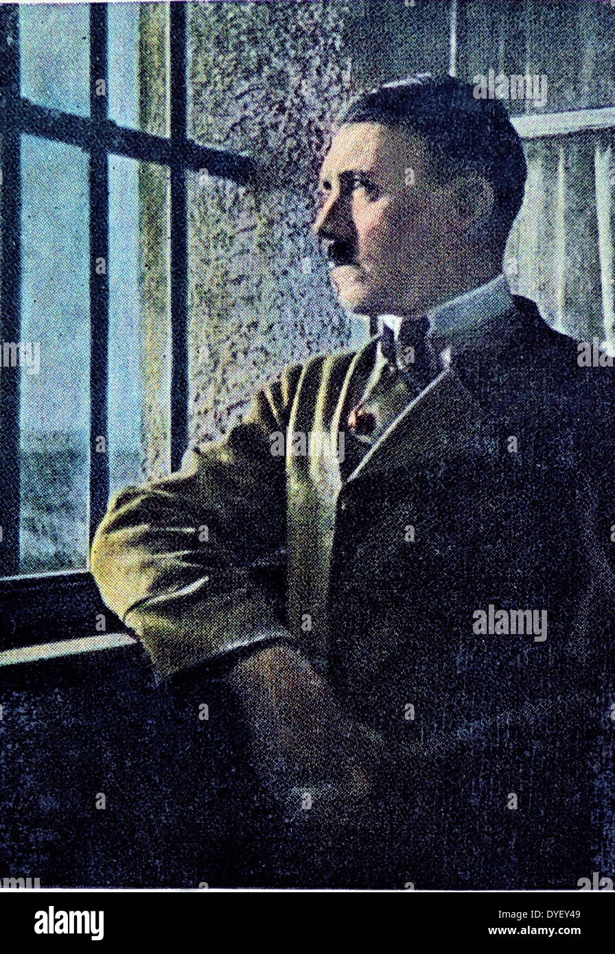 Adolf Hitler Lansburg Gefängnis nach dem Bier Hall Putsch in München 1923 Stockfoto