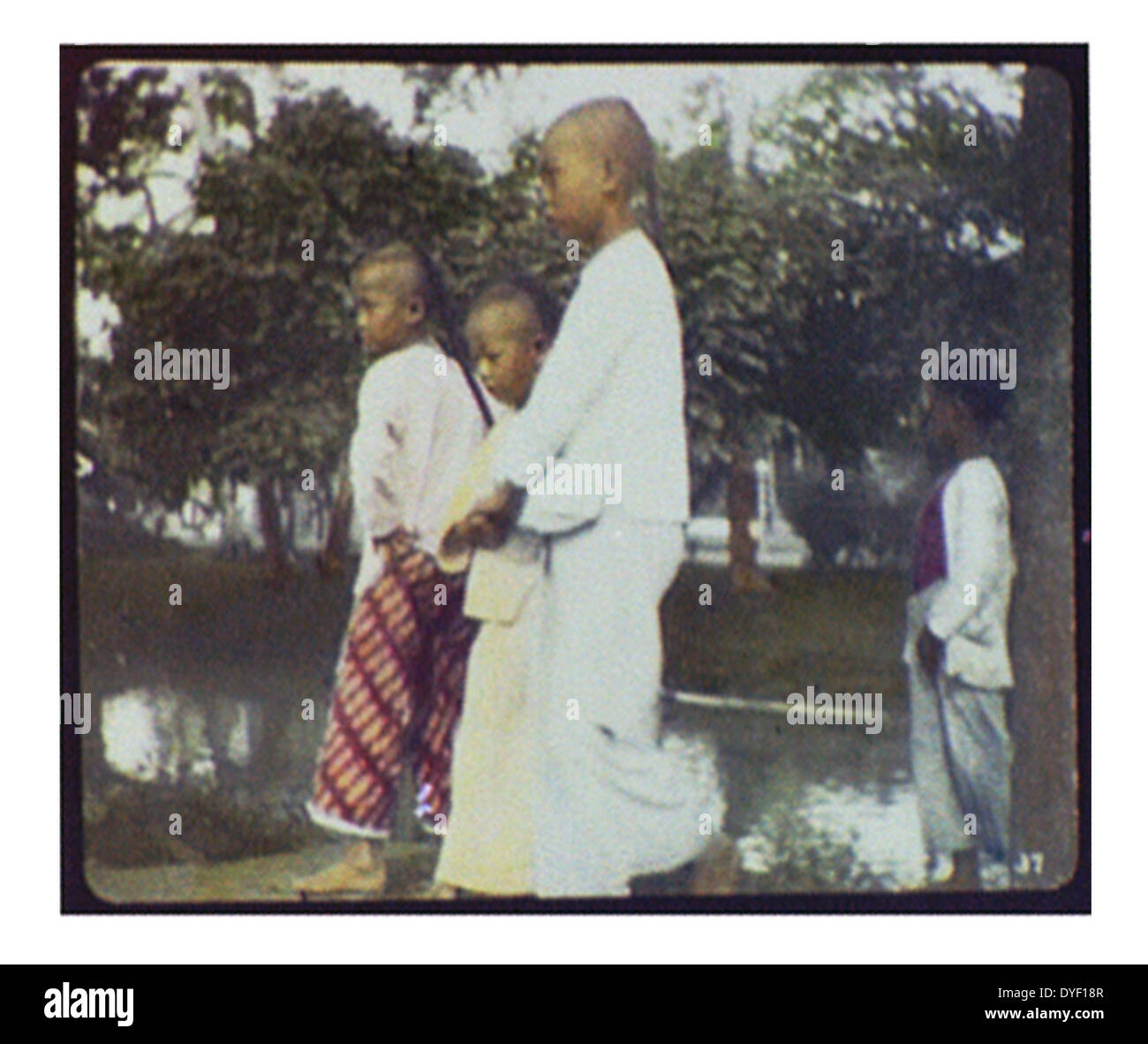 Chinesische Kinder von William Henry Jackson, 1843 – 1942, Fotograf 1895. Stockfoto