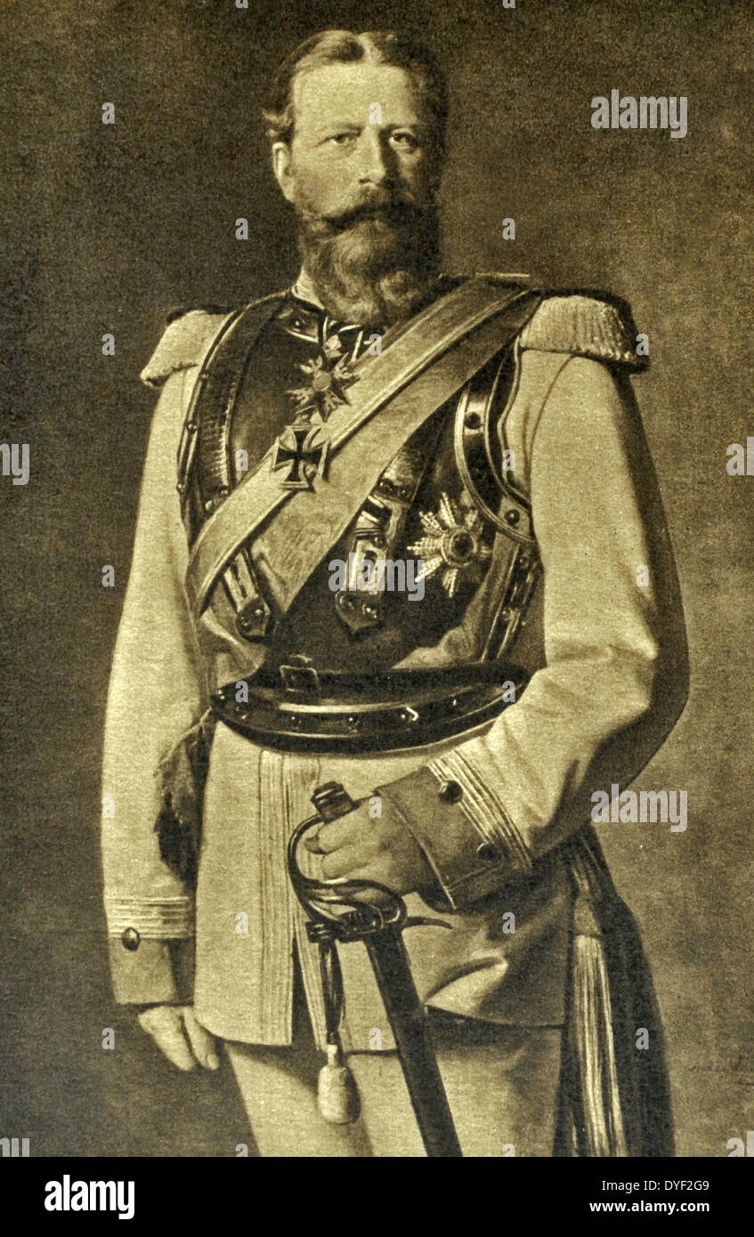 Friedrich III. deutscher Kaiser und König von Preußen Stockfoto