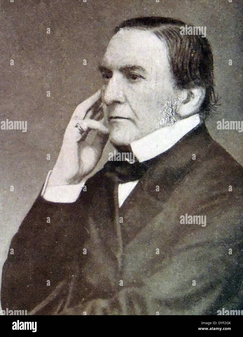 William Ewart Gladstone, FRS, FSS (29. Dezember 1809. - 19. Mai 1898), war ein britischer liberaler Politiker. In einer Karriere, die dauerhaft über 60 Jahre diente er als Premierminister vier separate Zeiten (1868-74, 1880-85, Februar - Juli 1886 und 1892-94), Stockfoto