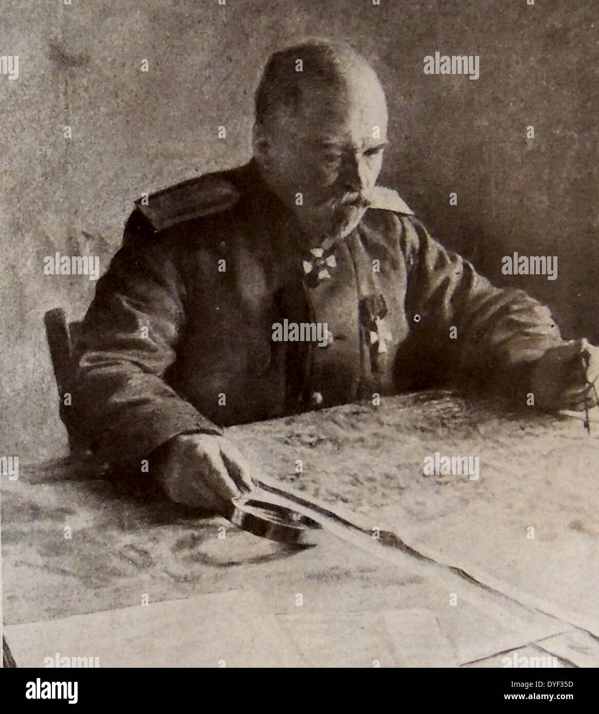 Vladimir Viktorovich Sacharow, russischer General. Stockfoto